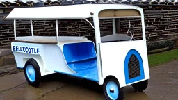 antique electric milk float vehicle