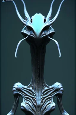 full bodied Weird aliens, 8k, finely detailed, photo realistic.