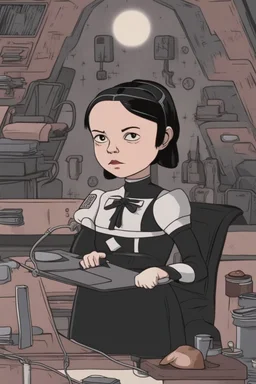 Wednesday Addams in Start Trek