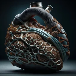 photoreal gorgeous human lungs sculpture by lee jeffries, 8k, high detail, smooth render, unreal engine 5, cinema 4d, HDR, dust effect, vivid colors