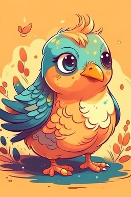 cute bird mythical