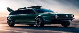 a military fighter jet station wagon hybrid designed by volkswagen