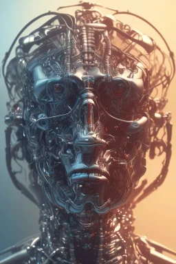 future, cyborg ,head , terminator, brain, men