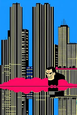 punisher sku;; CITY beach hideout in the style of Hiroshi Nagai