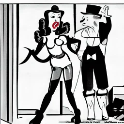 Gina Strippoli 30s cartoon