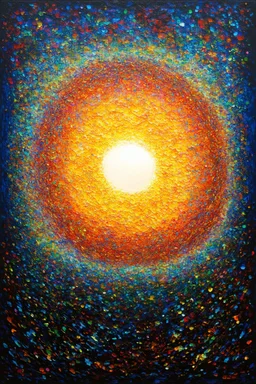 AI Slop is a picture of a black hole sun done as a surrealistic Fever Dream; Klimt; Kandinsky; Golden Hour; Iridescent; Controversial; Supremely Detailed; Marvelous; Whimsical