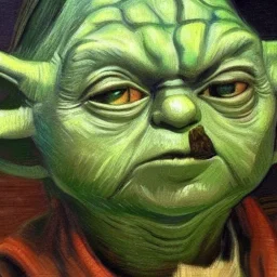 yoda portrait by van gogh