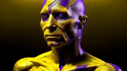 A Purple Gold Human