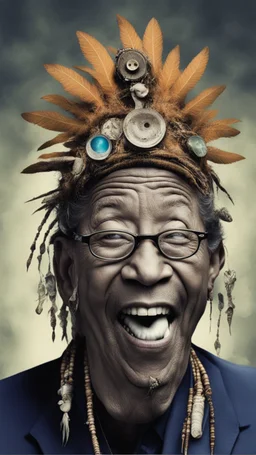 bill gates as screaming jay hawkins bushman shaman