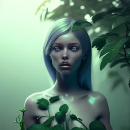 plant girl, fantasy art, octane render, redshift render,ambient lighting, dramatic lighting