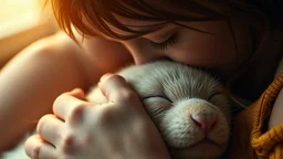 empathy, tenderness, RTX, incredible detail, photographic realism