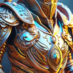 stylized armor with ornaments, epic, fantasy, intricate, hyper detailed, artstation, concept art, smooth, sharp focus, ray tracing, vibrant, photorealistic, textured, centered, 4k