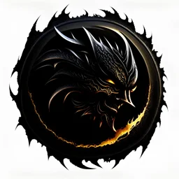 fantasy black coal icon, png format