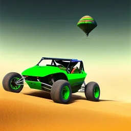  centered,dune buggy, 3 wheeler, green sky, worms armageddon