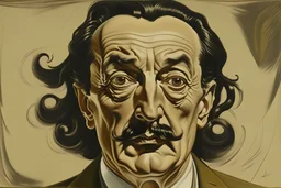self portrait of Salvador Dali