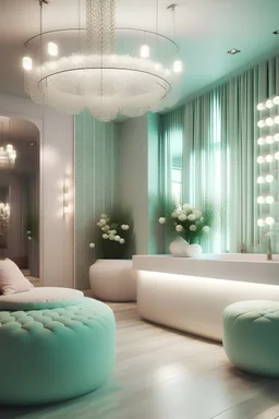 feminine spa interior design