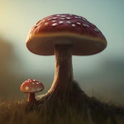 Mushroom beautiful woman, unreal 5, octane render, cinema4d, redshift render, hyper realistic, cenematic, vibrancy, synthwave, retouch, centered, dynamic lighting, dramatic lighting, 4k, highly detailed, attractive beautiful, realistic, epic composition, holographic,