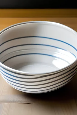 White Steel pan with stripes