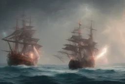 old ship lightning