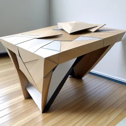 Paper folding inspired table