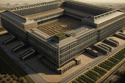 Military headquarters buliding/structure design similar to pentagon