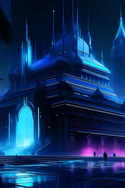 Cyberpunk Salt Lake Temple