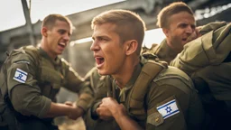 the Israeli soldiers cried