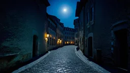 Midnight in the Old Town Exploring the cobblestone streets of the city's old town, where history whispers in the moonlight. The ancient buildings hold secrets, their shadows playing tricks on the imagination.