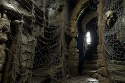 creepy old dungeon webs