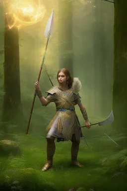 portriate of a navi avatar warrior, holding a spear, in the forest, volumetric lighting, particals, beautiful, intricate detail, photo realistc, volumetric clouds