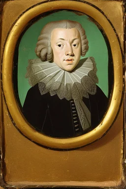Extremely rich teen guy portrait 1670s