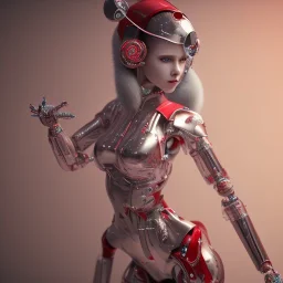 beautiful smooth realistic Japanese robot cat girl figure, red, extremely sharp detail, finely tuned detail, ultra high definition, 8 k, unreal engine 5, ultra sharp focus, wings, in flying mode