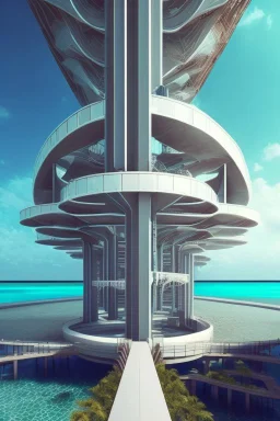 Futuristic infrastructure for maldives
