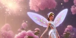 crystal subtle flower in a galactic ambiance beautiful fairy, transparent, delicate colors, in the foreground, full of details, smooth，soft light atmosphere, light effect，vaporwave colorful, concept art, smooth, extremely sharp detail, finely tuned detail, ultra high definition, 8 k, unreal engine 5, ultra sharp focus