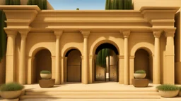 Large square Phoenician gate