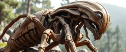 superwood alien structure with exoskeleton