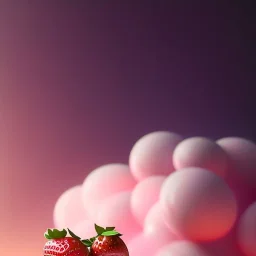 pixar style, volumetric pink sky environment and background, volumetric lighting, dramatic lighting, realistic painting of a jar with strawberry marmelade, detailed digital painting, extreme dense and fine, anime, ornate, colour-washed colors, elegant, small minutiae, tiny features, particulars, centered, smooth, sharp focus, renderman gofur render, 8k, uhd, detailed eyes, realistic shaded volumetric lighting, caustics, backlight