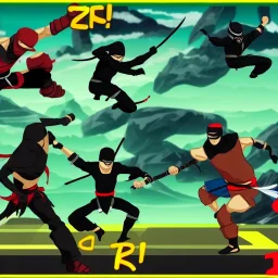 epic super ninja battle