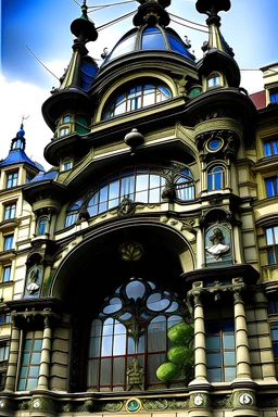 art nouveau, gothic architecture