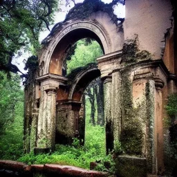 naturaleza hermosa ruinas