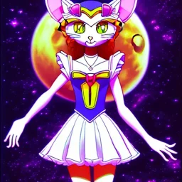 gato negro luna de la serie sailor moon