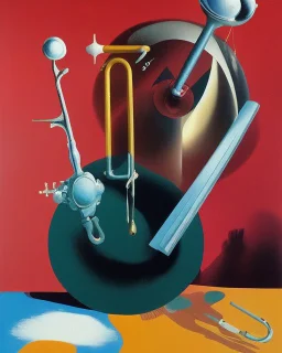 Soap Bubble,complex surgical instruments mixed with musicial instruments,minimalism,Painting By Adrian Ghenie, Rene Magritte, Basquiat ,Salvador Dali, Lucian Freud, Jan Van Eyck