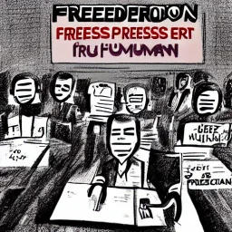 freedom of press and humans