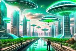 Technology of the future Show the world how it will be in the future