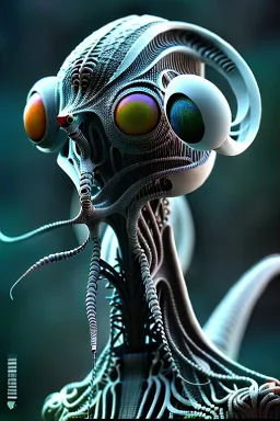 full bodied Weird alien, 8k, finely detailed, photo realistic.