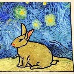 rabbit in prison Van Gogh