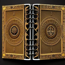 an ancient ornate intricate old time spell book cover with the sigil symbol of an eye emblazoned on the cover, cinematic, realistic, intricate detail, finely detailed, small details, extra detail, photorealistic, high resolution, 3D, path tracing, volumetric lighting, octane render, arnold render, 8k