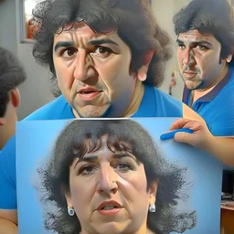 Create a highly realistic 3D scene. An detailed Realistic of Play Football Diego Maradona transforming her into a woman with the same specifications as the attached image. The method of transforming the painting in full detail. A comedic and funny touch. Ultra wide angle. Extremely realistic fine details. Highly realistic detailed display. Great full presentation and amazing drawing style. Transfer the full detailed drawing of the image at a wide and precise angle. Inspiri