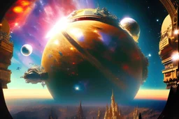 space dust cinemtic photo realism greatest empire to ever exist on planet earth magical majectical scenes of full colour