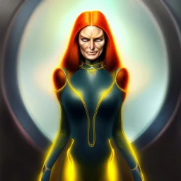 ultra detailed portrait of beautiful Jean Grey , extremely detailed digital painting, extremely detailed face,crystal clear eyes, in the style of robert e howard and pablo oliveira and Ken Kelley and Keith Parkinson ,mystical colors,perfectly centered image, perfect composition, rim light, beautiful lighting,8k, stunning scene, raytracing